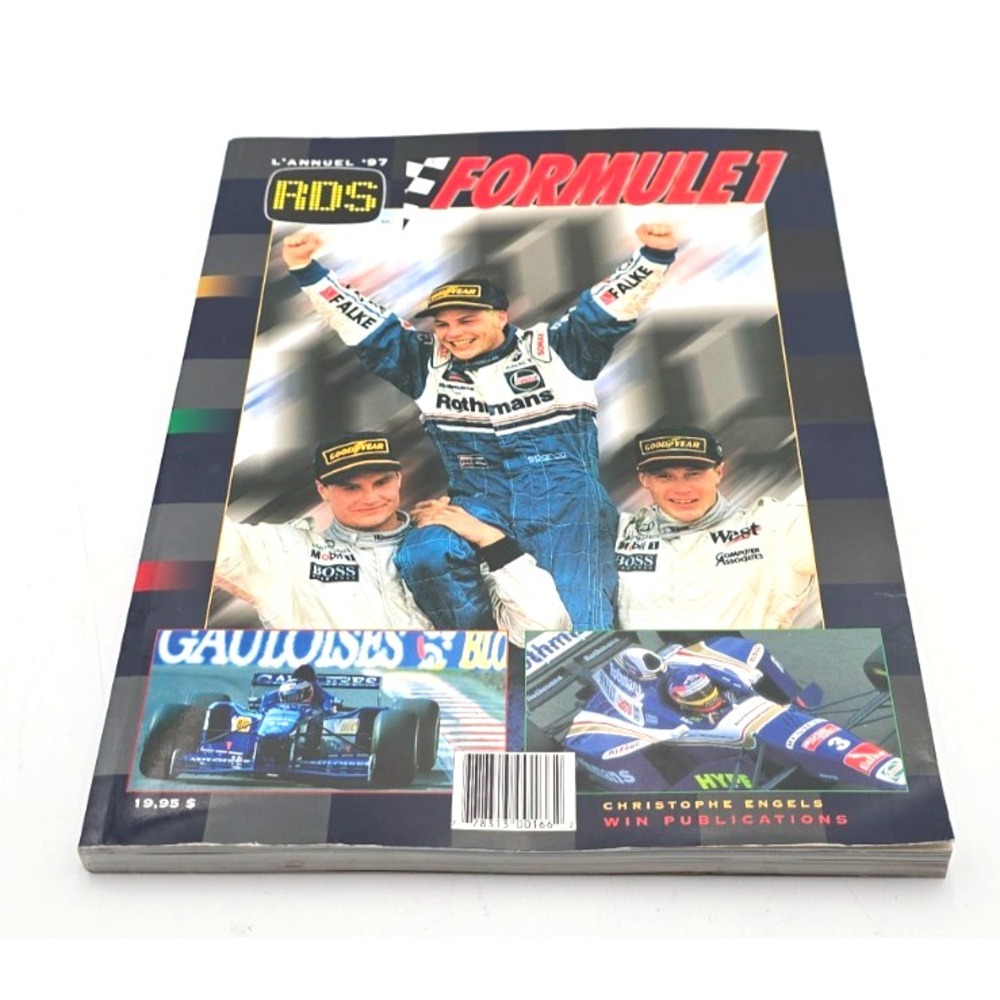 Chronosports RDS Formule 1 L'Annuel 97 Jacques Villeneuve French Book Good F1